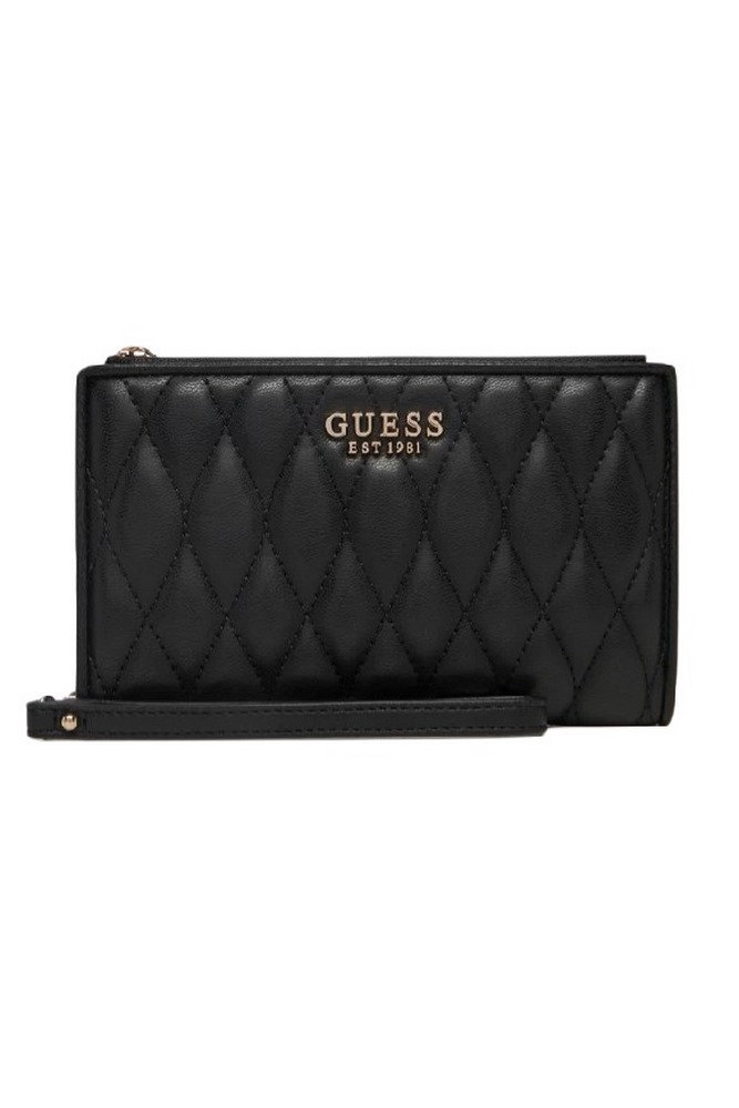 GUESS VALLA SLG DBL ZIP ORGANIZER ΠΟΡΤΟΦΟΛΙ ΓΥΝΑΙΚΕΙΟ BLACK