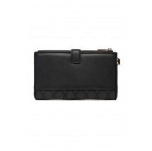 GUESS VALLA SLG DBL ZIP ORGANIZER ΠΟΡΤΟΦΟΛΙ ΓΥΝΑΙΚΕΙΟ BLACK