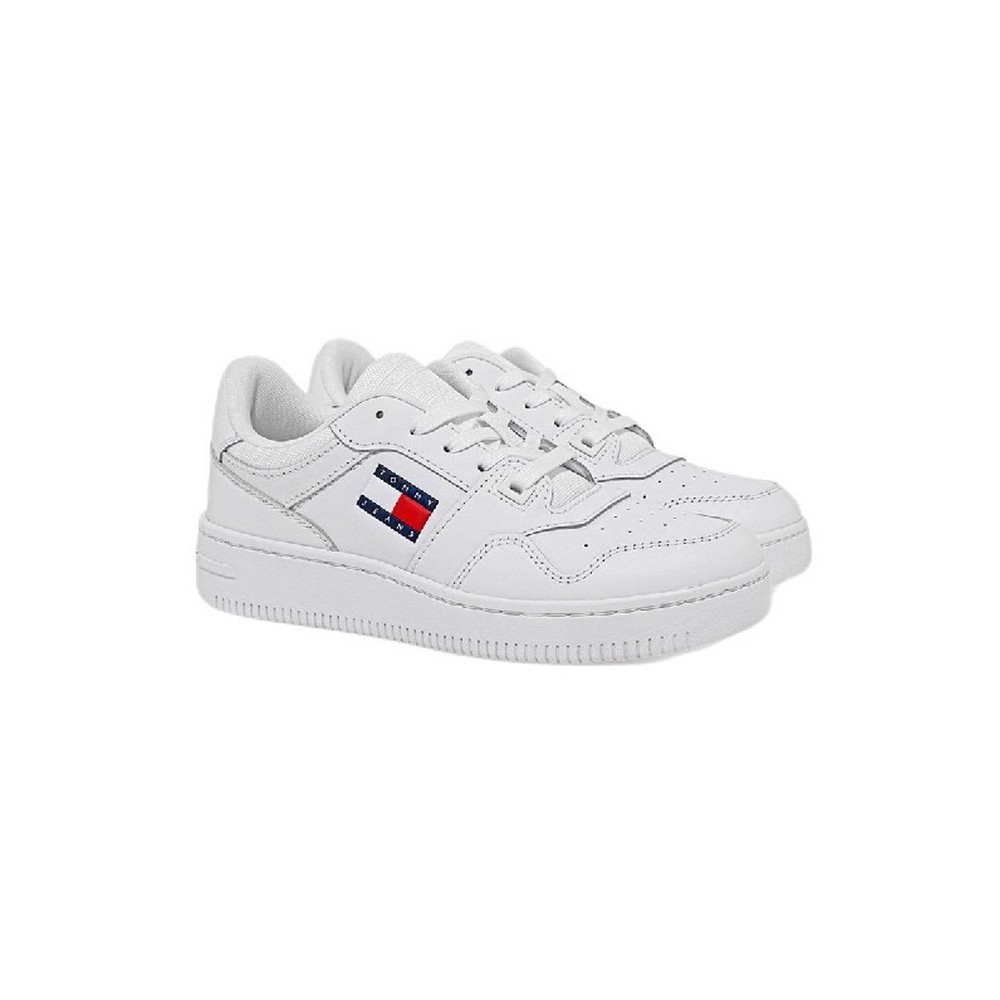 TOMMY JEANS RETRO BASKET ΠΑΠΟΥΤΣΙ ΓΥΝΑΙΚΕΙΟ WHITE