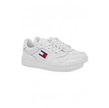 TOMMY JEANS RETRO BASKET ΠΑΠΟΥΤΣΙ ΓΥΝΑΙΚΕΙΟ WHITE