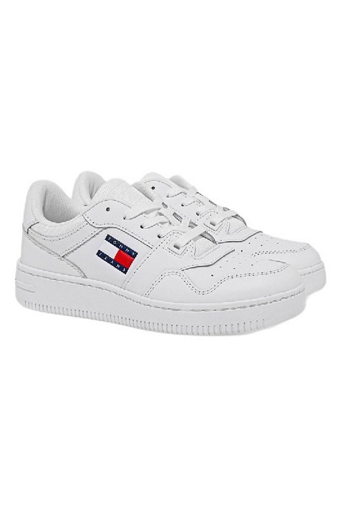 TOMMY JEANS RETRO BASKET ΠΑΠΟΥΤΣΙ ΓΥΝΑΙΚΕΙΟ WHITE