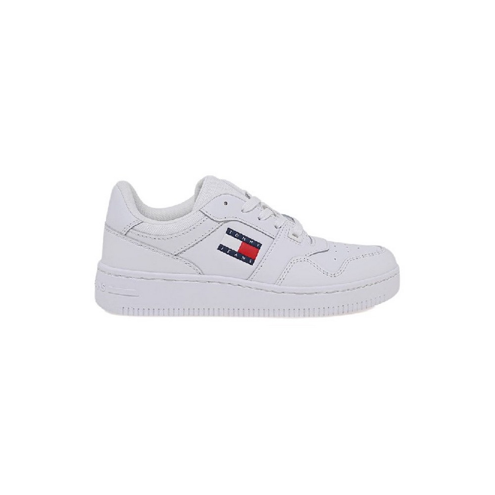 TOMMY JEANS RETRO BASKET ΠΑΠΟΥΤΣΙ ΓΥΝΑΙΚΕΙΟ WHITE