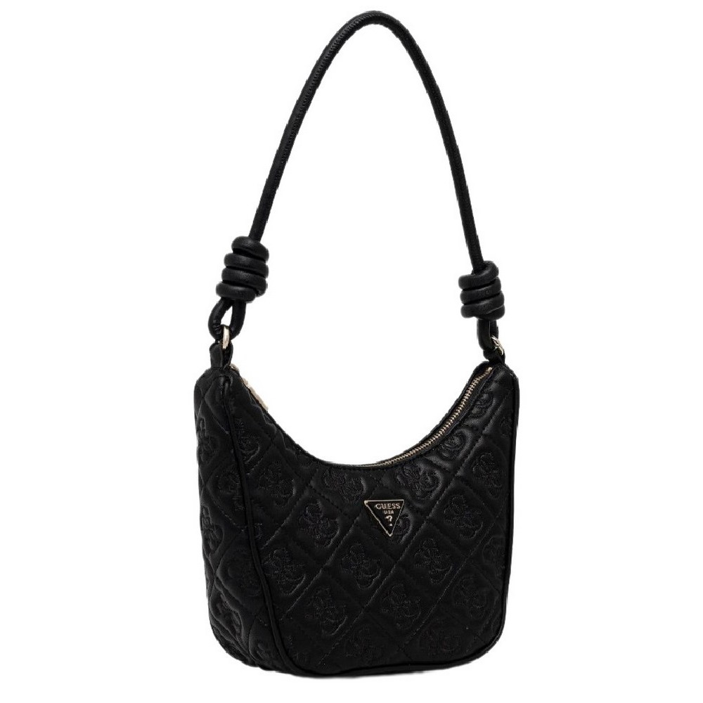 GUESS ADELASIA TOP ZIP SHOULDER BAG ΤΣΑΝΤΑ ΓΥΝΑΙΚΕΙΑ BLACK