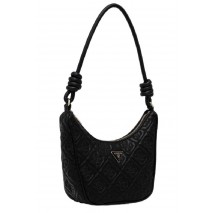 GUESS ADELASIA TOP ZIP SHOULDER BAG ΤΣΑΝΤΑ ΓΥΝΑΙΚΕΙΑ BLACK