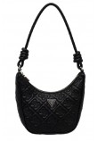 GUESS ADELASIA TOP ZIP SHOULDER BAG ΤΣΑΝΤΑ ΓΥΝΑΙΚΕΙΑ BLACK