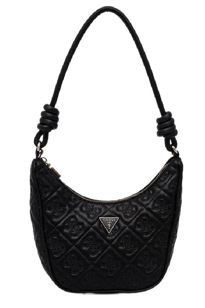 GUESS ADELASIA TOP ZIP SHOULDER BAG ΤΣΑΝΤΑ ΓΥΝΑΙΚΕΙΑ BLACK