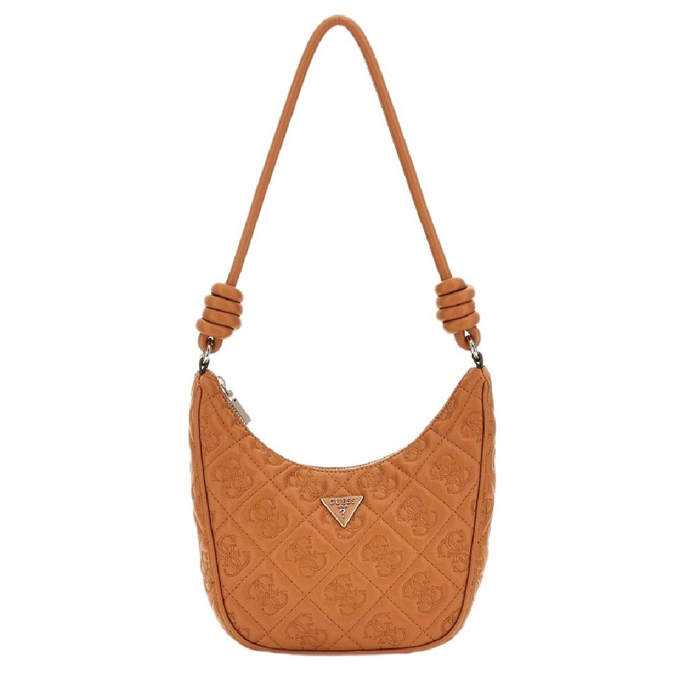 GUESS ADELASIA TOP ZIP SHOULDER BAG ΤΣΑΝΤΑ ΓΥΝΑΙΚΕΙΑ CARAMEL