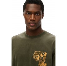 SUPERDRY D2 OVIN TRADE TOOLS LOOSE TEE T-SHIRT ΜΠΛΟΥΖΑ ΑΝΔΡΙΚΗ GREEN
