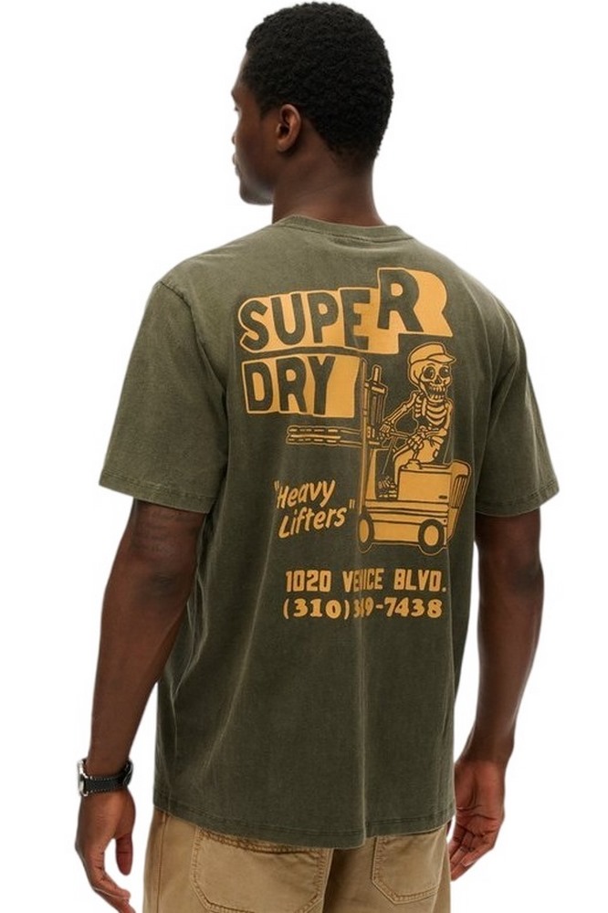 SUPERDRY D2 OVIN TRADE TOOLS LOOSE TEE T-SHIRT ΜΠΛΟΥΖΑ ΑΝΔΡΙΚΗ GREEN