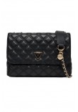 GUESS GIULLY II 2 COMP CNVRTBLE FLAP ΤΣΑΝΤΑ ΓΥΝΑΙΚΕΙΑ BLACK