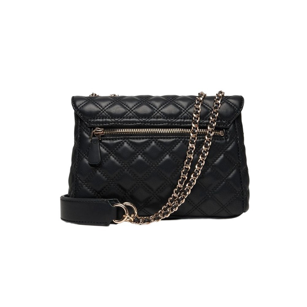 GUESS GIULLY II 2 COMP CNVRTBLE FLAP ΤΣΑΝΤΑ ΓΥΝΑΙΚΕΙΑ BLACK