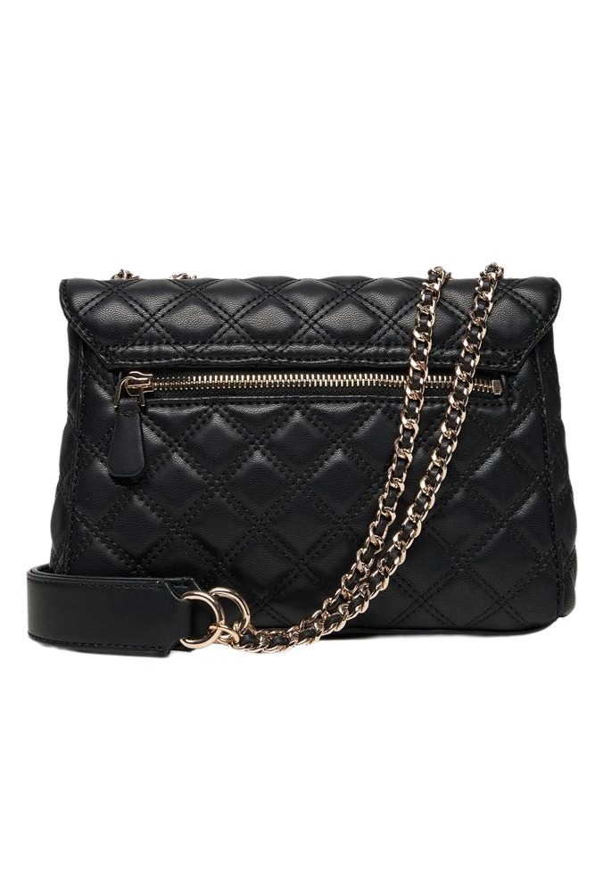 GUESS GIULLY II 2 COMP CNVRTBLE FLAP ΤΣΑΝΤΑ ΓΥΝΑΙΚΕΙΑ BLACK