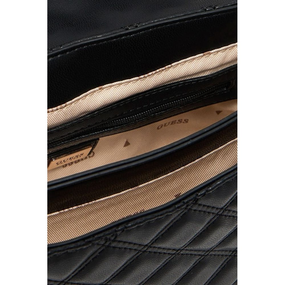 GUESS GIULLY II 2 COMP CNVRTBLE FLAP ΤΣΑΝΤΑ ΓΥΝΑΙΚΕΙΑ BLACK