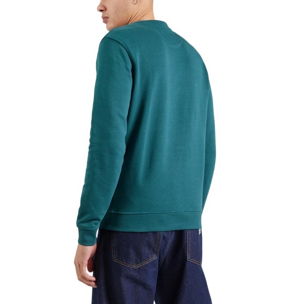 GUESS BEAU CN SWEATSHIRT ΜΠΛΟΥΖΑ ΦΟΥΤΕΡ ΑΝΔΡΙΚΗ GREEN