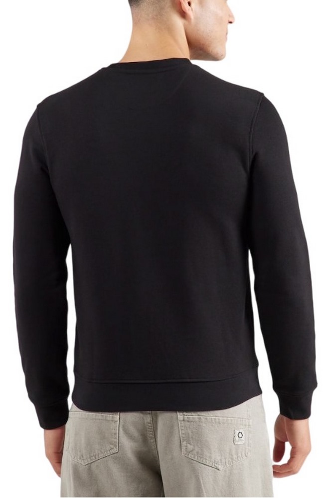 GUESS BEAU CN SWEATSHIRT ΜΠΛΟΥΖΑ ΦΟΥΤΕΡ ΑΝΔΡΙΚΗ BLACK