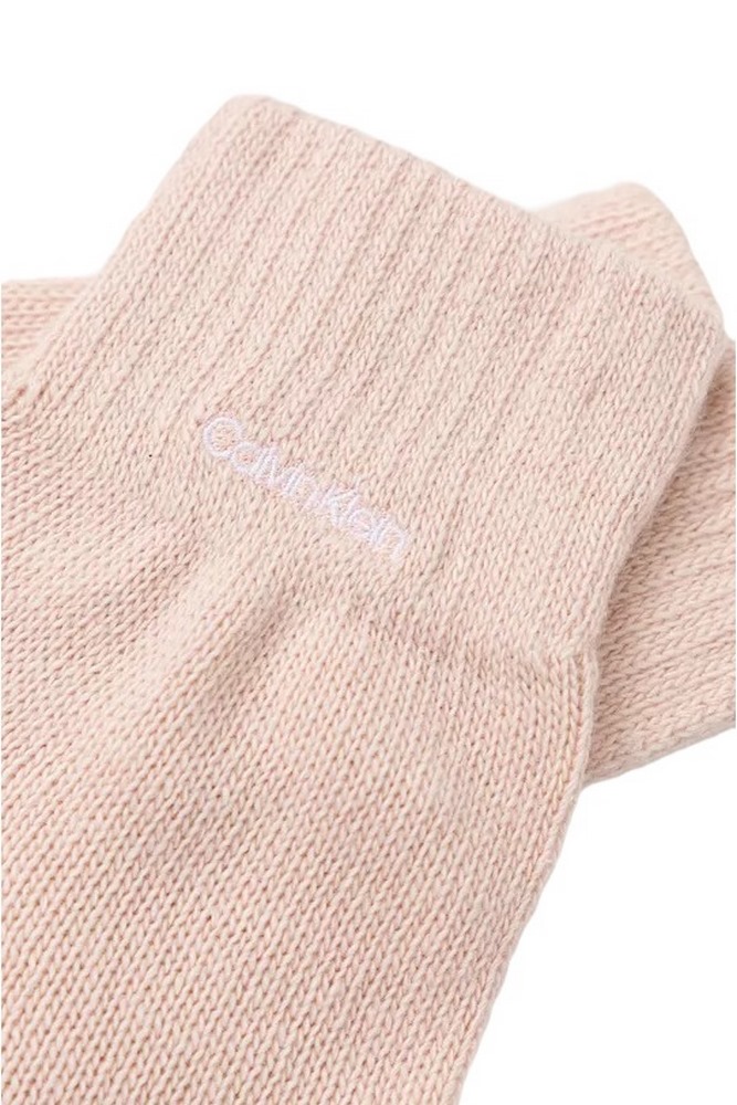 CALVIN KLEIN JEANS ORGANIC RIBS GLOVERS ΓΑΝΤΙΑ ΓΥΝΑΙΚΕΙΑ ROSE