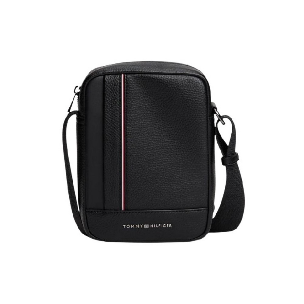 TOMMY HILGIGER CENTRAL MINI REPORTER ΤΣΑΝΤΑ ΑΝΔΡΙΚΗ BLACK