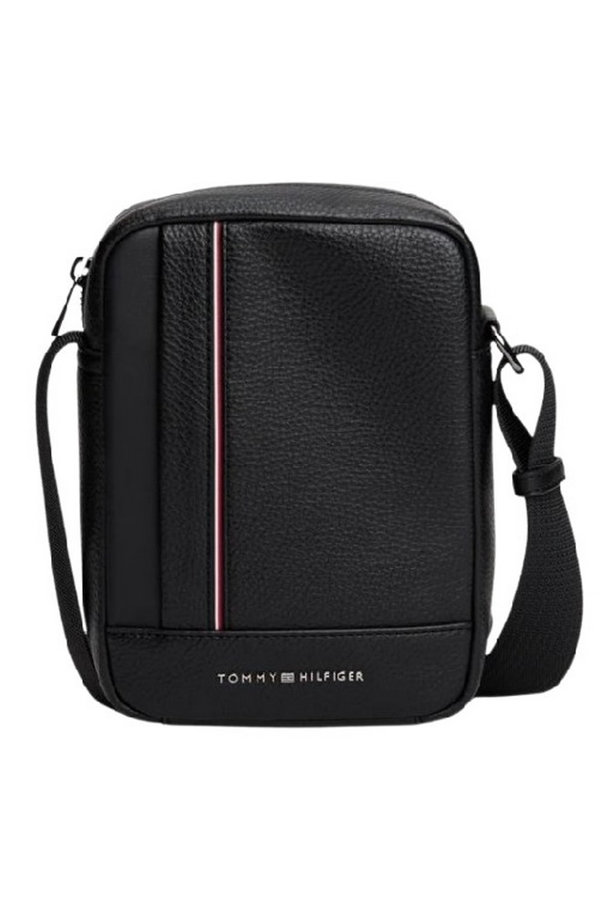 TOMMY HILGIGER CENTRAL MINI REPORTER ΤΣΑΝΤΑ ΑΝΔΡΙΚΗ BLACK