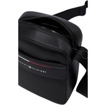 TOMMY HILGIGER CENTRAL MINI REPORTER ΤΣΑΝΤΑ ΑΝΔΡΙΚΗ BLACK