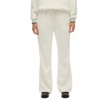 SUPERDRY D2 COUNTRY CLUB VELOUR TRACK PANT ΦΟΡΜΑ ΓΥΝΑΙΚΕΙΑ OFF WHITE