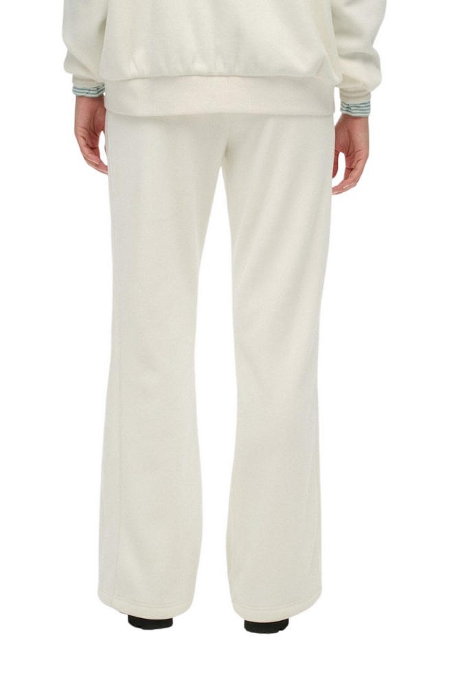 SUPERDRY D2 COUNTRY CLUB VELOUR TRACK PANT ΦΟΡΜΑ ΓΥΝΑΙΚΕΙΑ OFF WHITE