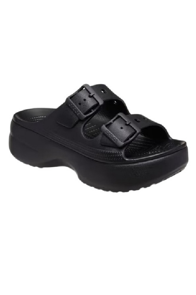 CROCS SATURADY PLATFORM SANDAL ΠΑΝΤΟΦΛΑ ΓΥΝΑΙΚΕΙΑ BLACK