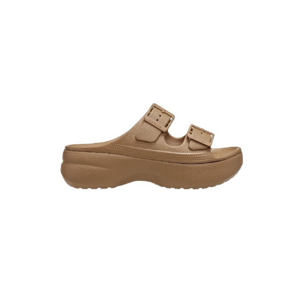 CROCS SATURADY PLATFORM SANDAL ΠΑΝΤΟΦΛΑ ΓΥΝΑΙΚΕΙΑ TAUPE