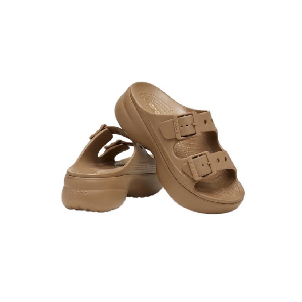 CROCS SATURADY PLATFORM SANDAL ΠΑΝΤΟΦΛΑ ΓΥΝΑΙΚΕΙΑ TAUPE