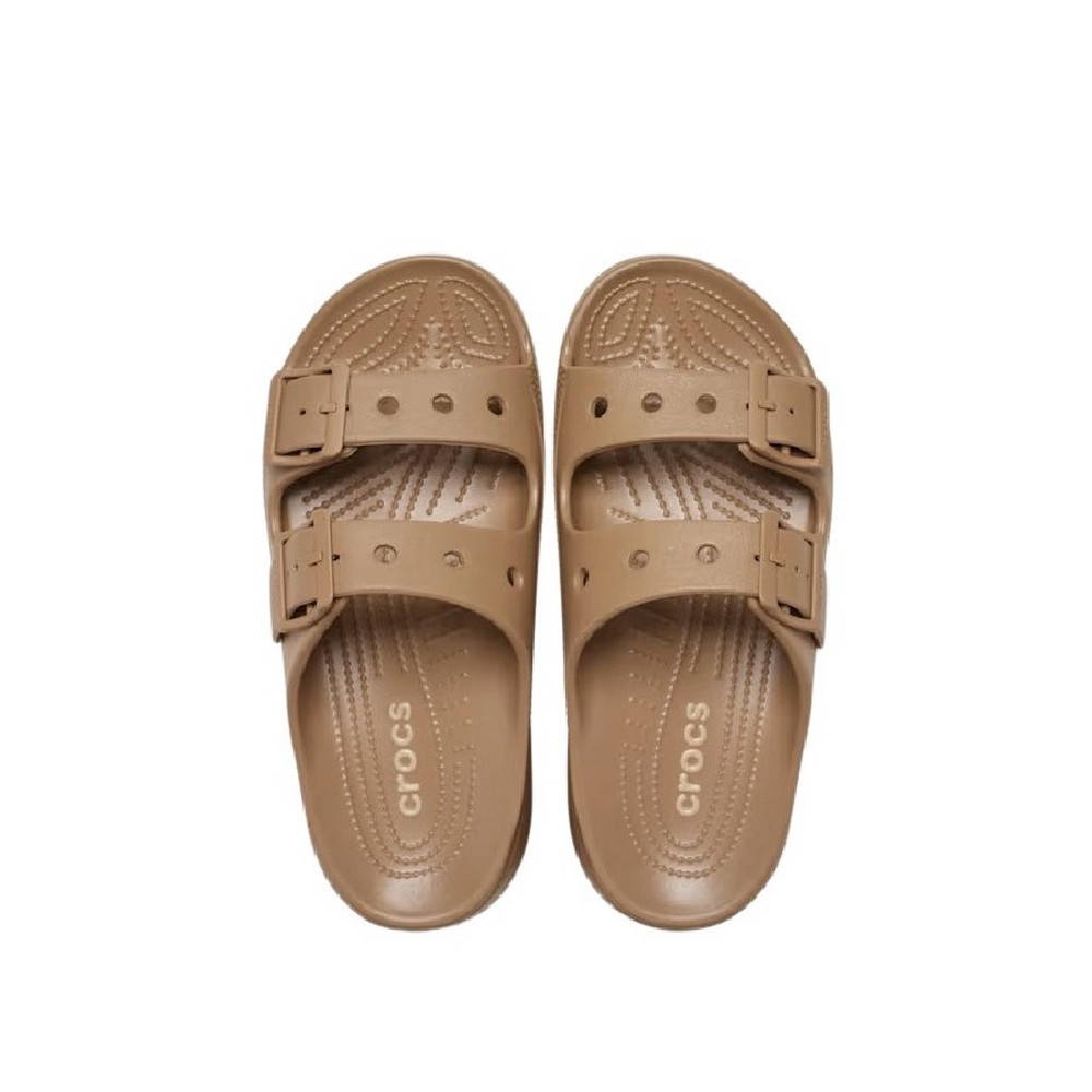 CROCS SATURADY PLATFORM SANDAL ΠΑΝΤΟΦΛΑ ΓΥΝΑΙΚΕΙΑ TAUPE