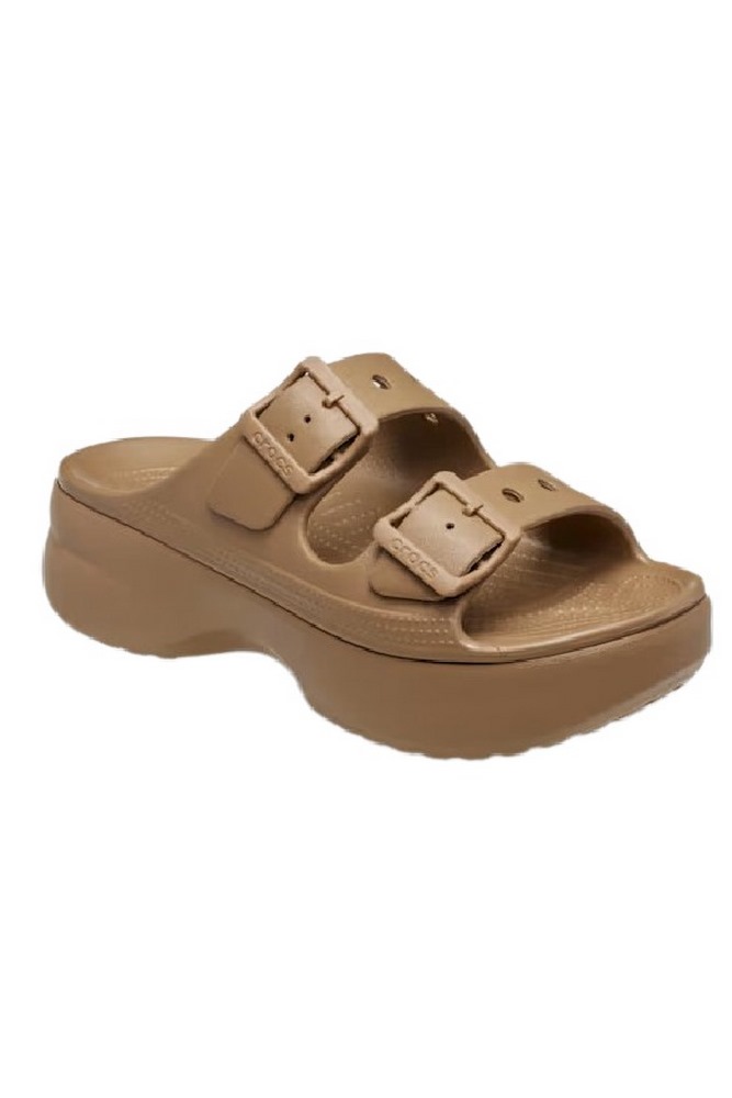 CROCS SATURADY PLATFORM SANDAL ΠΑΝΤΟΦΛΑ ΓΥΝΑΙΚΕΙΑ TAUPE