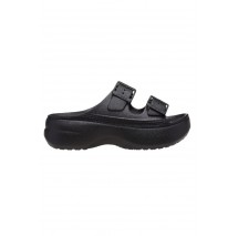 CROCS SATURADY PLATFORM SANDAL ΠΑΝΤΟΦΛΑ ΓΥΝΑΙΚΕΙΑ BLACK