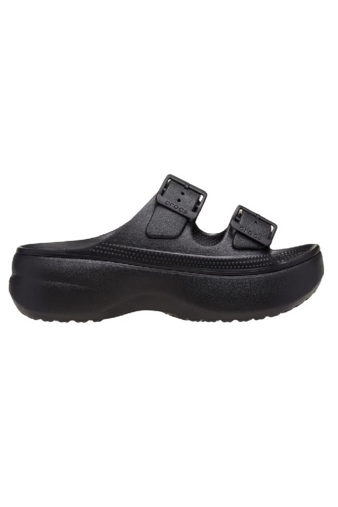 CROCS SATURADY PLATFORM SANDAL ΠΑΝΤΟΦΛΑ ΓΥΝΑΙΚΕΙΑ BLACK