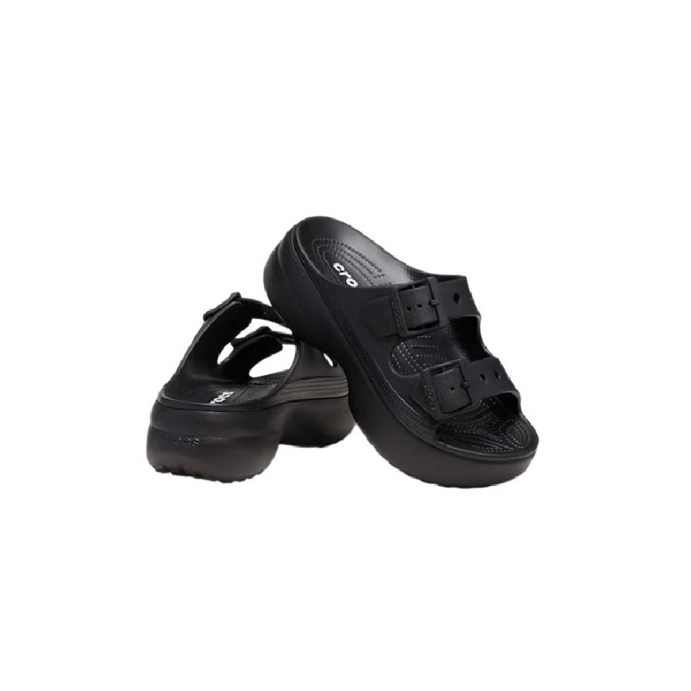 CROCS SATURADY PLATFORM SANDAL ΠΑΝΤΟΦΛΑ ΓΥΝΑΙΚΕΙΑ BLACK