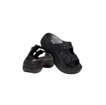 CROCS SATURADY PLATFORM SANDAL ΠΑΝΤΟΦΛΑ ΓΥΝΑΙΚΕΙΑ BLACK
