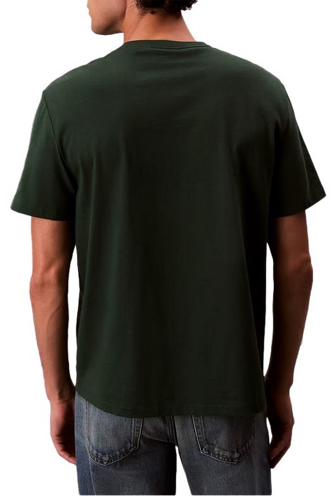 CALVIN KLEIN JEANS MONOGRAM 20S EASY TEE T-SHIRT ΜΠΛΟΥΖΑ ΑΝΔΡΙΚΗ GREEN