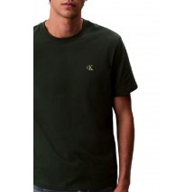 CALVIN KLEIN JEANS MONOGRAM 20S EASY TEE T-SHIRT ΜΠΛΟΥΖΑ ΑΝΔΡΙΚΗ GREEN