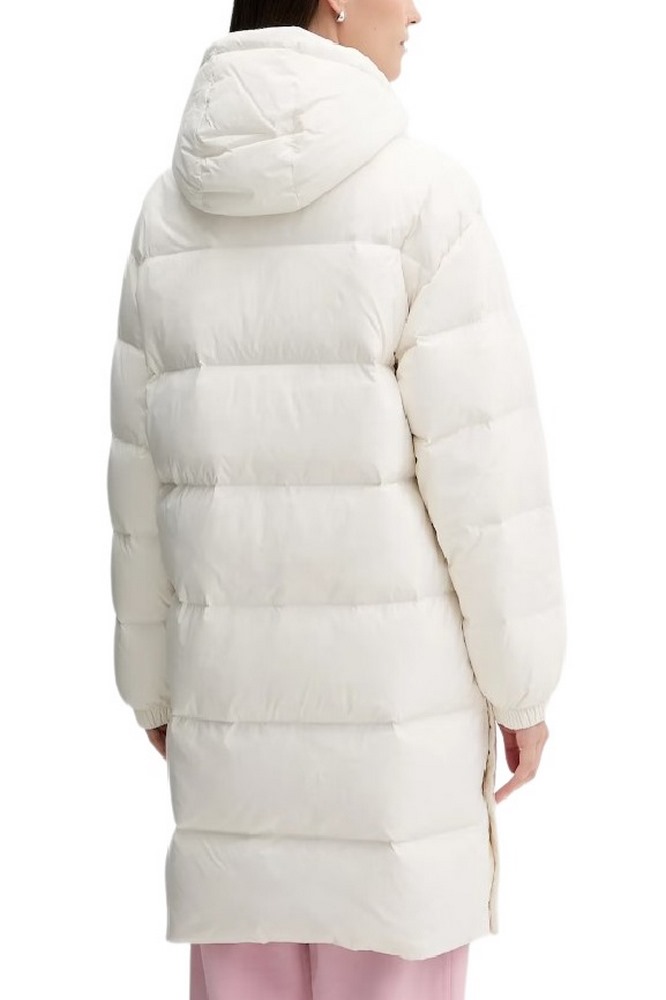 TOMMY JEANS ESSENTIAL MIDWEIGHT LONG PUFFER ΜΠΟΥΦΑΝ ΓΥΝΑΙΚΕΙΟ OFF WHITE