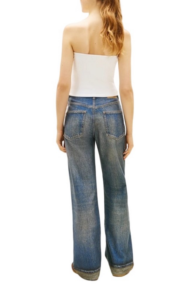 TOMMY JEANS SLIM SH BANDEAU RIB ΤΟΠ ΓΥΝΑΙΚΕΙΟ ECRU