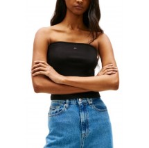 TOMMY JEANS SLIM SH BANDEAU RIB ΤΟΠ ΓΥΝΑΙΚΕΙΟ BLACK