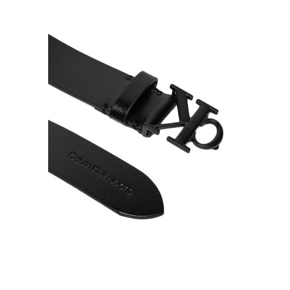 CALVIN KLEIN JEANS ROUND MONO BELT 30MM ΖΩΝΗ ΓΥΝΑΙΚΕΙΑ BLACK