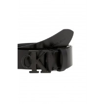 CALVIN KLEIN JEANS ROUND MONO BELT 30MM ΖΩΝΗ ΓΥΝΑΙΚΕΙΑ BLACK