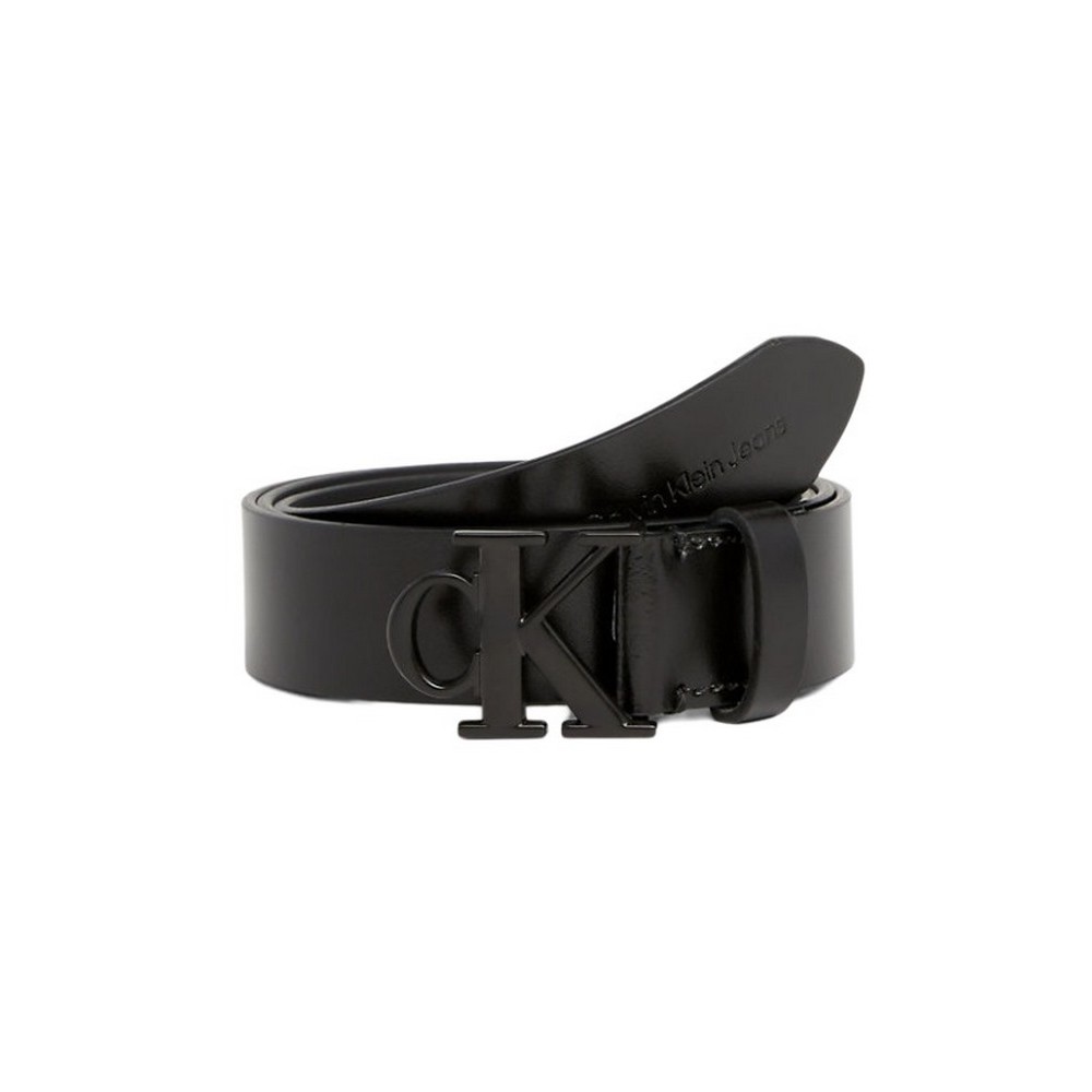 CALVIN KLEIN JEANS ROUND MONO BELT 30MM ΖΩΝΗ ΓΥΝΑΙΚΕΙΑ BLACK
