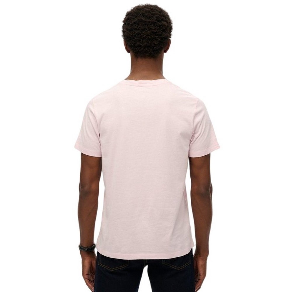 SUPERDRY IND CLASSIC ESSENTIAL TEE T-SHIRT ΜΠΛΟΥΖΑ ΑΝΔΡΙΚΗ PINK