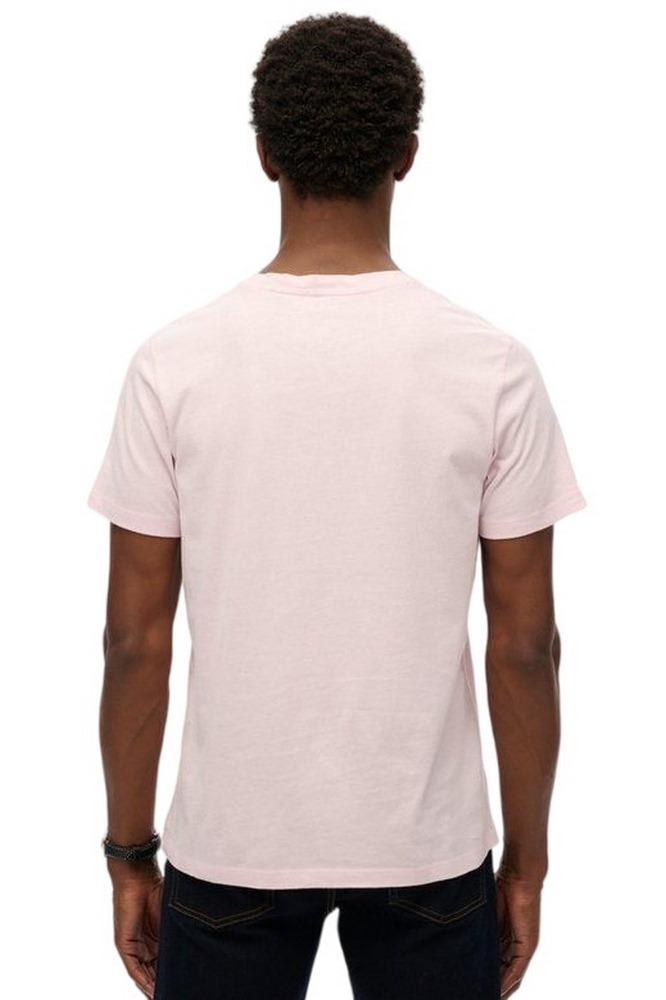 SUPERDRY IND CLASSIC ESSENTIAL TEE T-SHIRT ΜΠΛΟΥΖΑ ΑΝΔΡΙΚΗ PINK