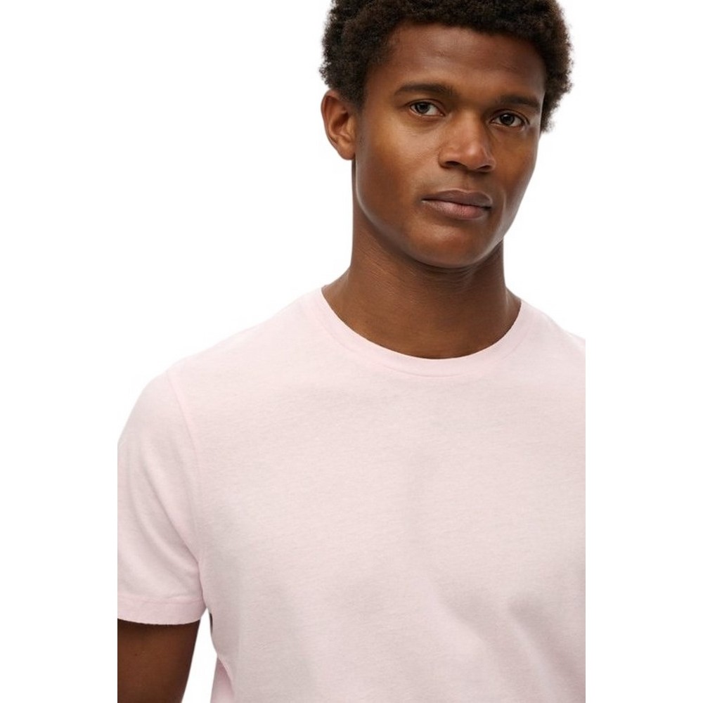 SUPERDRY IND CLASSIC ESSENTIAL TEE T-SHIRT ΜΠΛΟΥΖΑ ΑΝΔΡΙΚΗ PINK