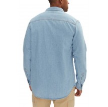 TOMMY JEANS REGULAR FIT LS DENIM SHIRT ΠΟΥΚΑΜΙΣΟ ΑΝΔΡΙΚΟ DENIM LIGHT