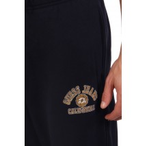 GUESS JEANS PRINTED LOGO JOGGER ΦΟΡΜΑ ΠΑΝΤΕΛΟΝΙ ΑΝΔΡΙΚΟ DARK NAVY