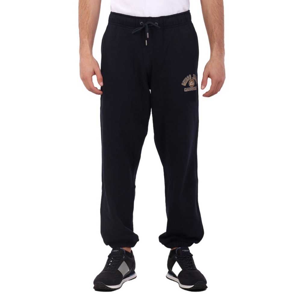 GUESS JEANS PRINTED LOGO JOGGER ΦΟΡΜΑ ΠΑΝΤΕΛΟΝΙ ΑΝΔΡΙΚΟ DARK NAVY