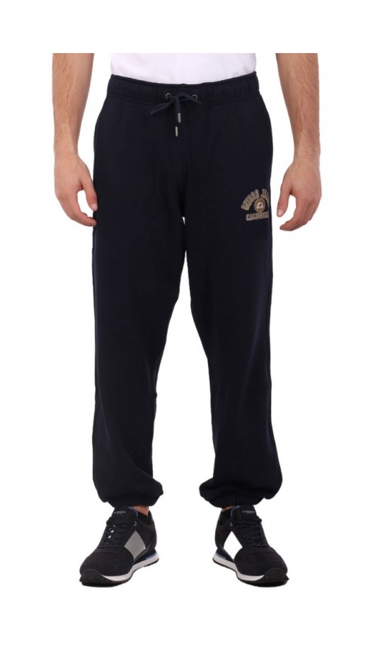 GUESS JEANS PRINTED LOGO JOGGER ΦΟΡΜΑ ΠΑΝΤΕΛΟΝΙ ΑΝΔΡΙΚΟ DARK NAVY