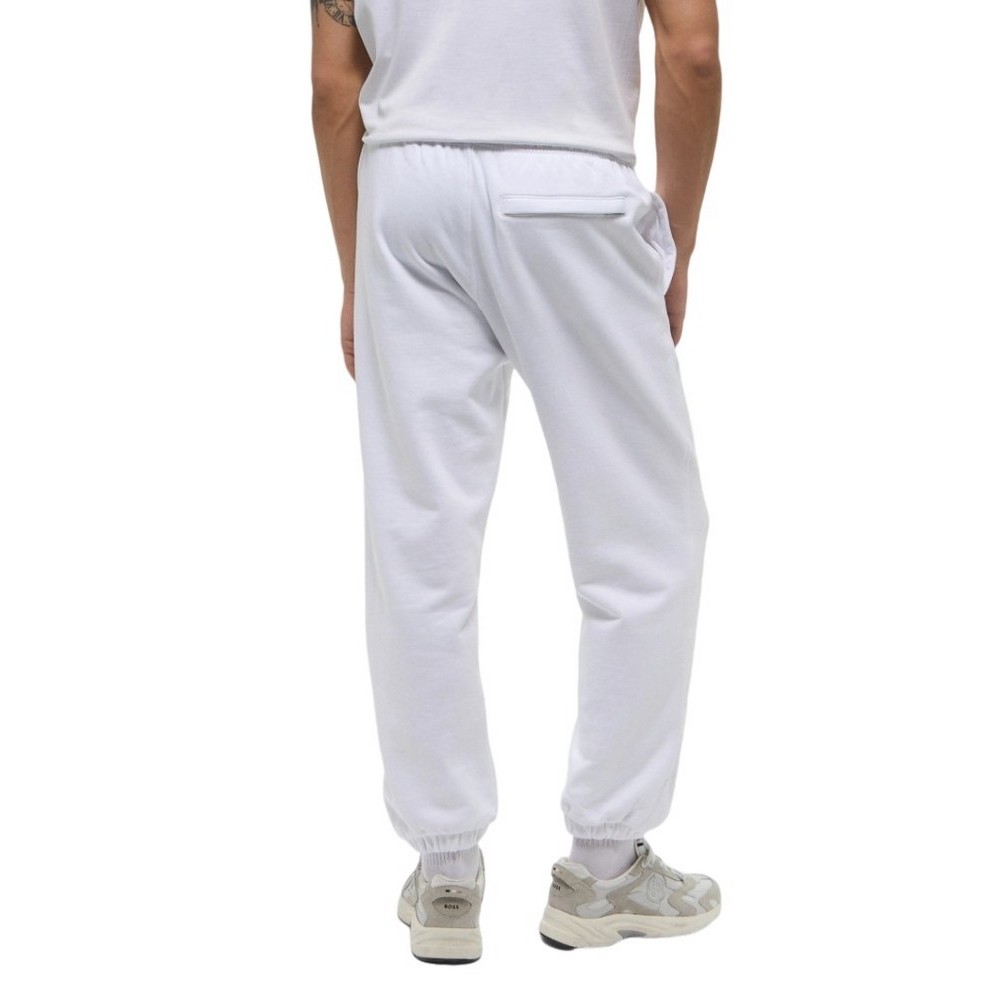 GUESS JEANS PRINTED LOGO JOGGER ΦΟΡΜΑ ΠΑΝΤΕΛΟΝΙ ΑΝΔΡΙΚΟ WHITE